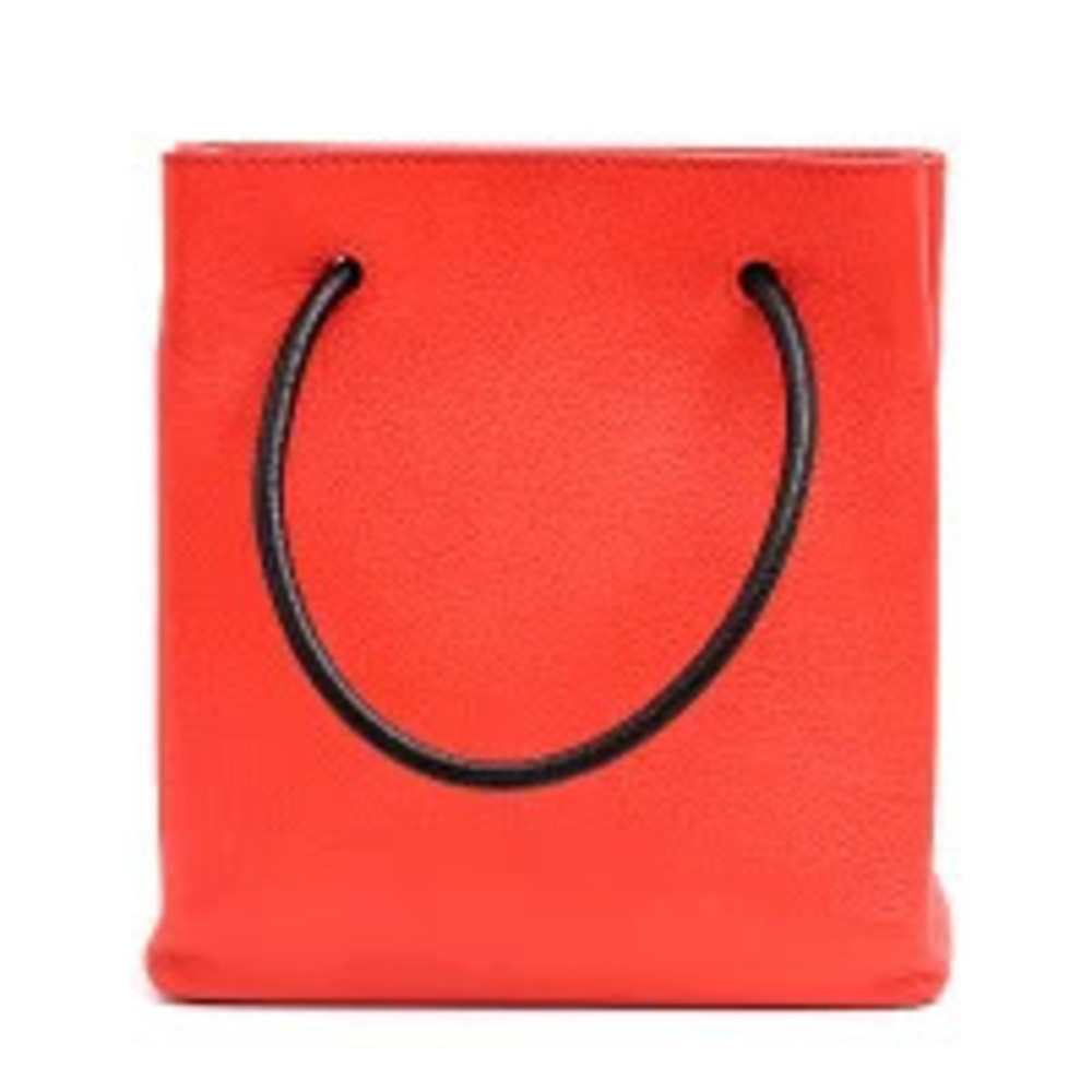 Balenciaga Logo Shopping Tote XXS Handbag Red - Picture 2 of 10